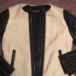 Faux leather jacket from express